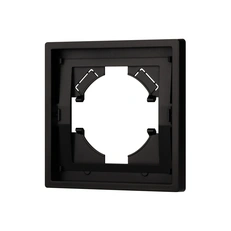 Изображение Рамка 1 пост пластиковая Arlight TENDO, черный матовый 053836